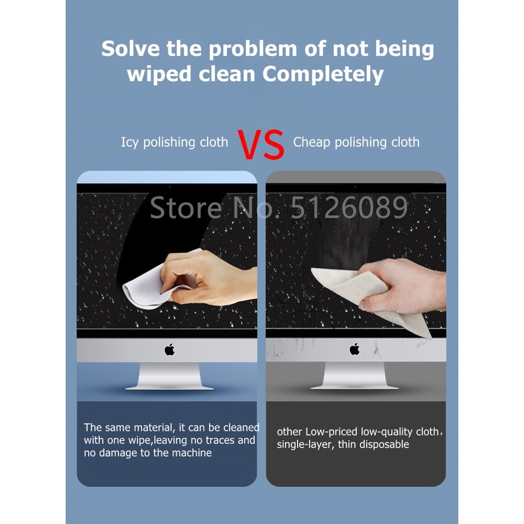 Khăn Lau Màn Hình nano Chuyên Dụng Cho apple iphone 1: 1 ipad mac ipod pro apple watch