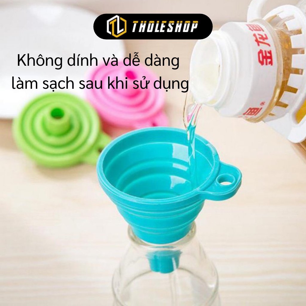 Phễu - Phễu Silicon Gấp Gọn Rót Dung Dịch Chất Lỏng, Thân Thiện Môi Trường 4540