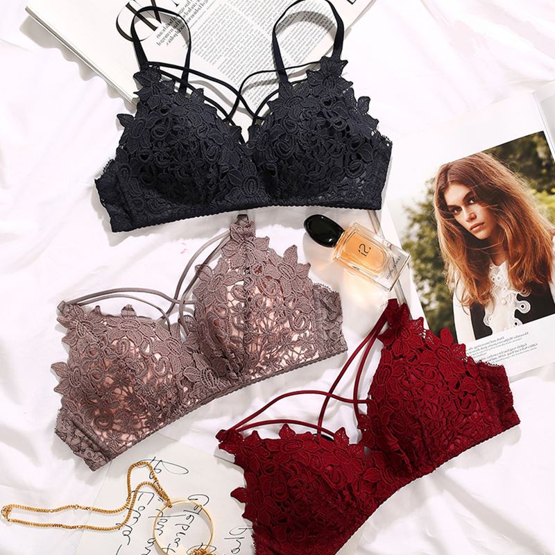Áo lót ren không gọng nâng ngực gợi cảm size 32-38