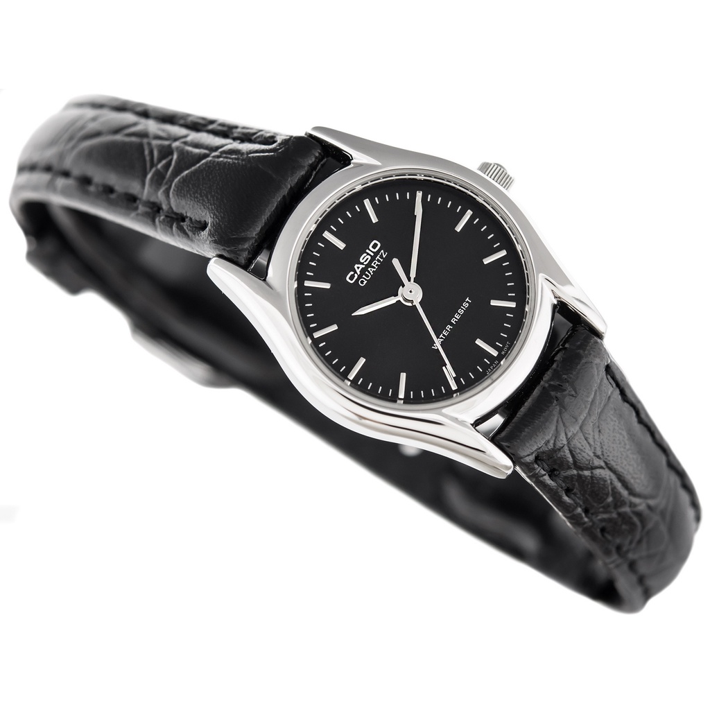 Đồng hồ nữ dây da Casio chính hãng Anh Khuê LTP-1094E-1ARDF (23mm)
