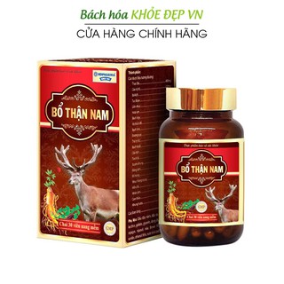 Viên uống tăng cường sinh lý nam, bổ thận tráng dương Bổ Thận Nam - Hộp Nâu 30 viên