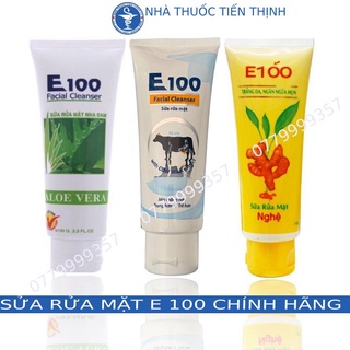 Sữa rửa mặt E 100 chính hãng cho làn da trắng sáng và mịn màng