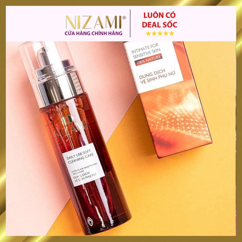 Dung dịch vệ sinh phụ nữ Nizami giúp làm hồng, se khít và nâng cơ vùng kín