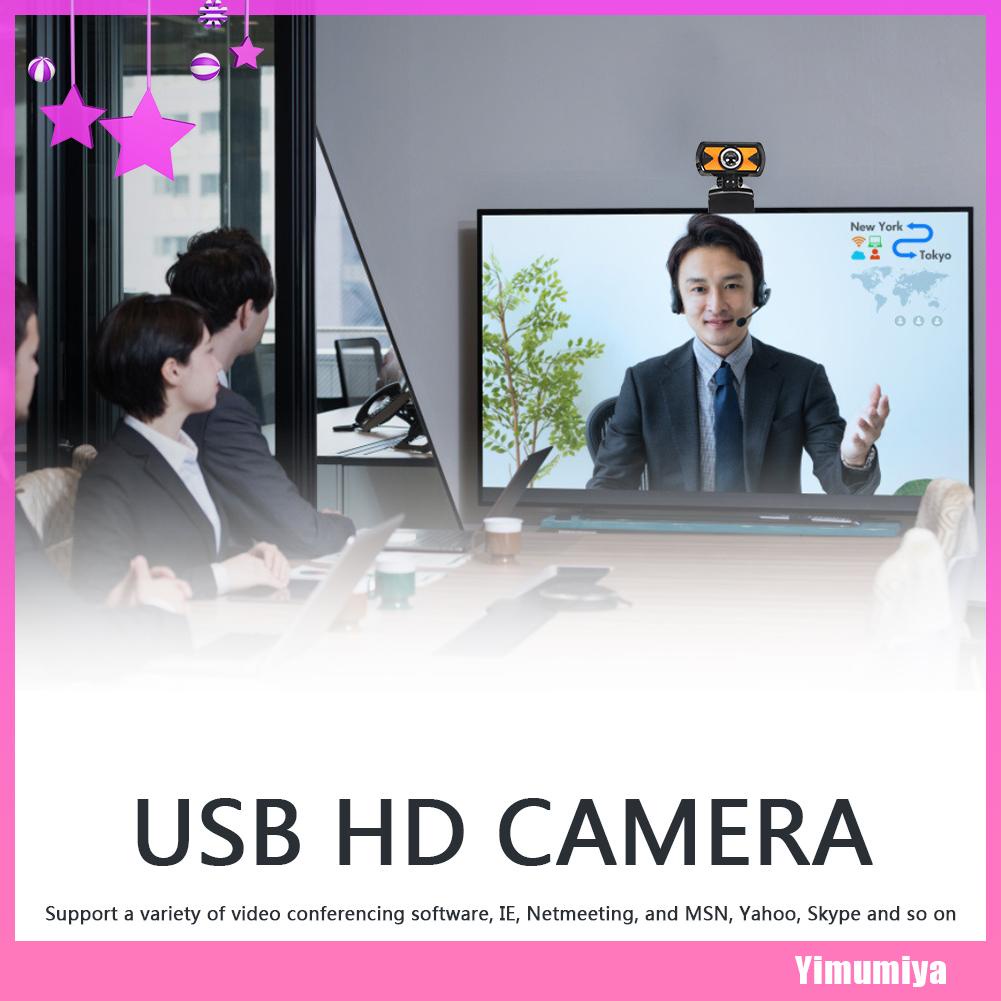 Webcam Máy Tính 720p Hd Usb Kèm Micro Hỗ Trợ Dạy Học Trực Tuyến