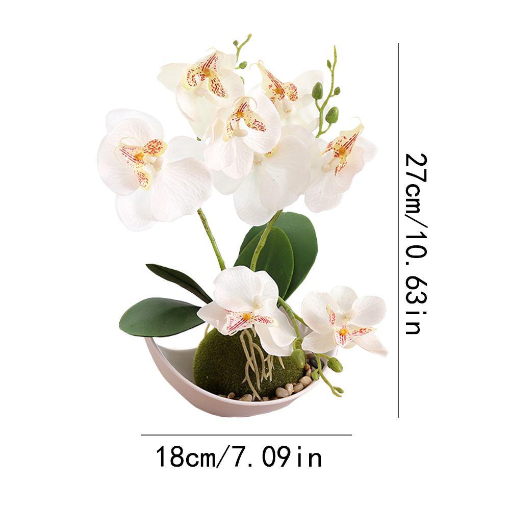 IVORY Cành Hoa Lụa Nhân Tạo Trang Trí Nội Thất Đẹp Mắt