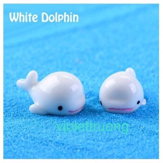 Charm cá voi trang trí slime