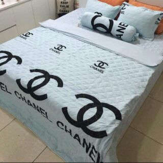 Set phao đũi (chăn phao đui+ ga phủ trần bông+2 vo gối nằm+1gối ôm)