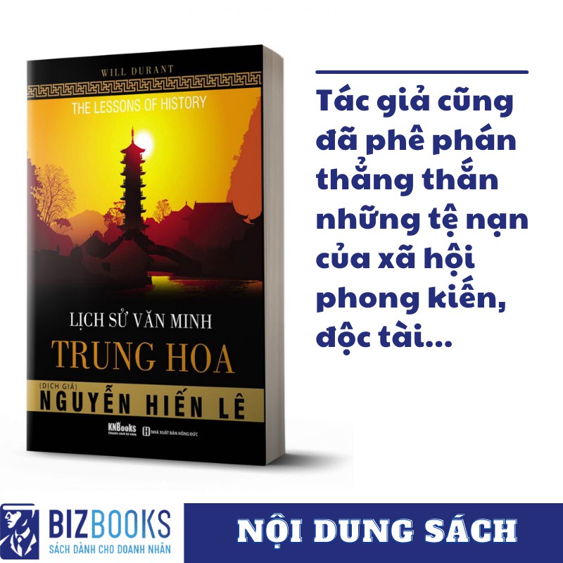 Kèm Quà Tặng Sách - Lịch Sử Văn Minh Trung Hoa