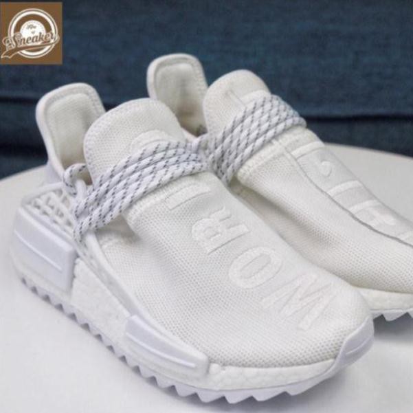 (Hot Sales)<<< Giầy sneaker NMD HUMAN race  full white trắng thời trang nam nữ dạo phố . 2020 . Sẵn Hàng DS8 " " * ' | "