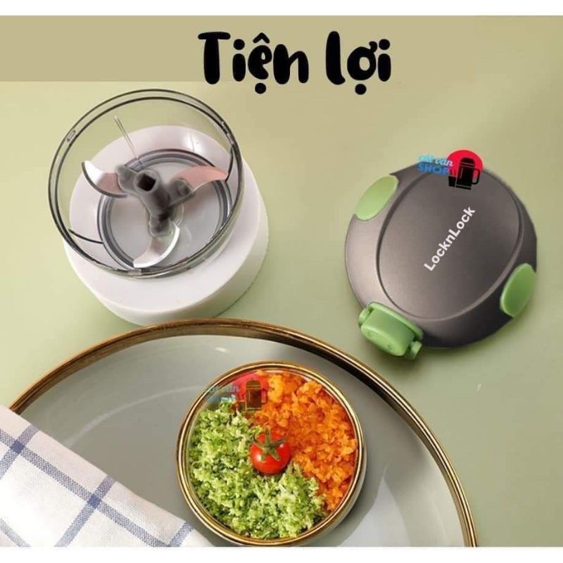 Dụng Cụ Xay Tỏi Ớt Cầm Tay MiNi Lock&Lock