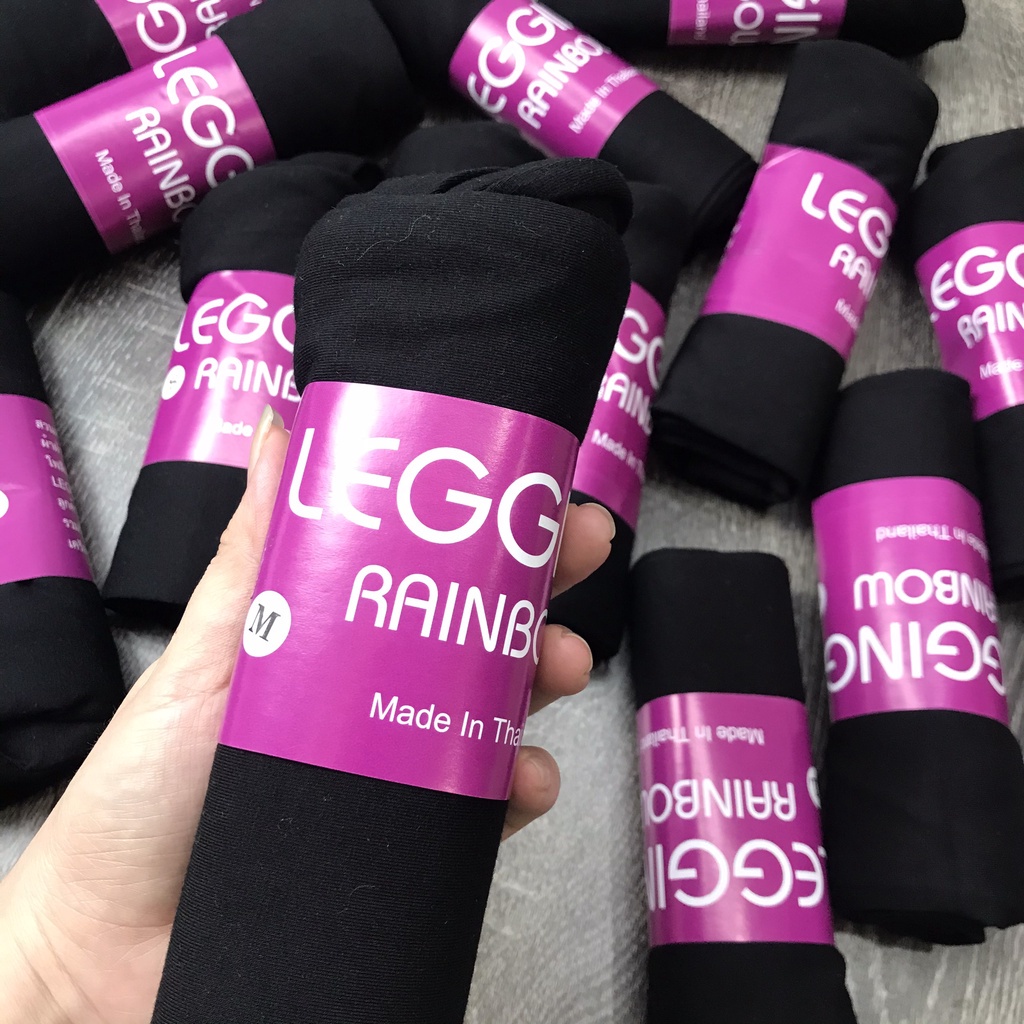 Quần legging lửng nữ đùi cạp chun cao dáng ôm chất vải cotton, thun ngố nữ chất vải co giãn tốt