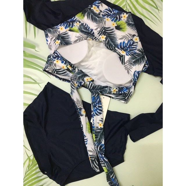 Áo Tắm Nữ Gợi Cảm Lá Dừa - Dài Tay Chống Nắng Hiệu Quả | ZT10 ་ | BigBuy360 - bigbuy360.vn