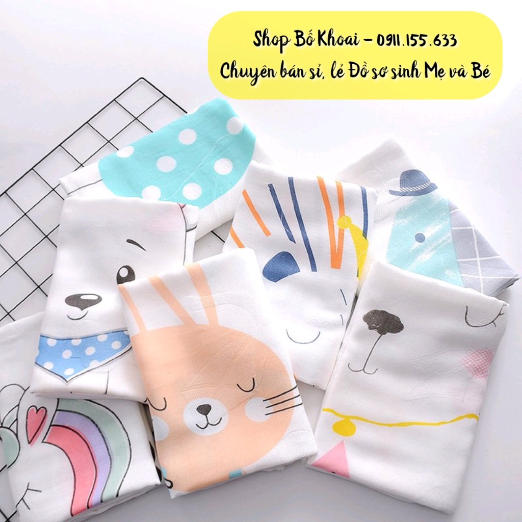 Chăn lụa sợi tre cao cấp - Chăn sợi tre siêu mềm cho bé hàng đẹp - Bố Khoai Store