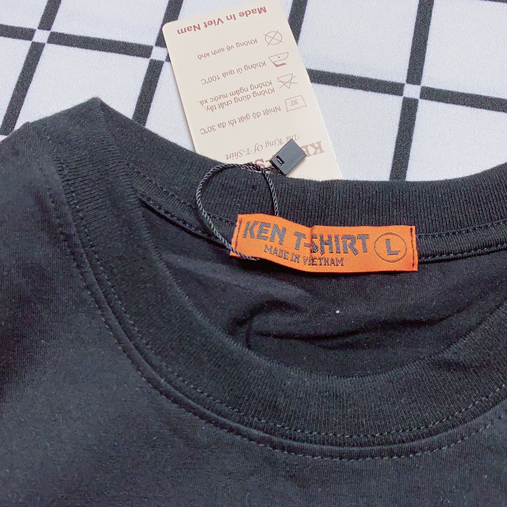 Áo thun tay lỡ cotton 75% HY KOREA nam nữ form rộng unisex in hình Gấu Chạy Xe DC210.