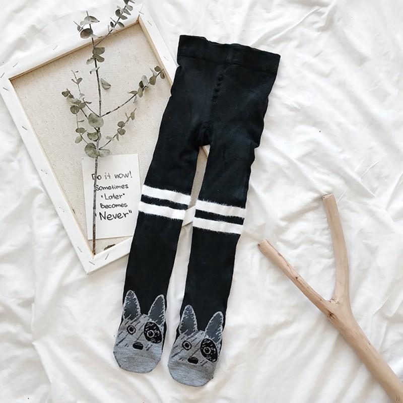 Quần legging cotton ấm áp , in hình đôi cánh dễ thương cho bé gái