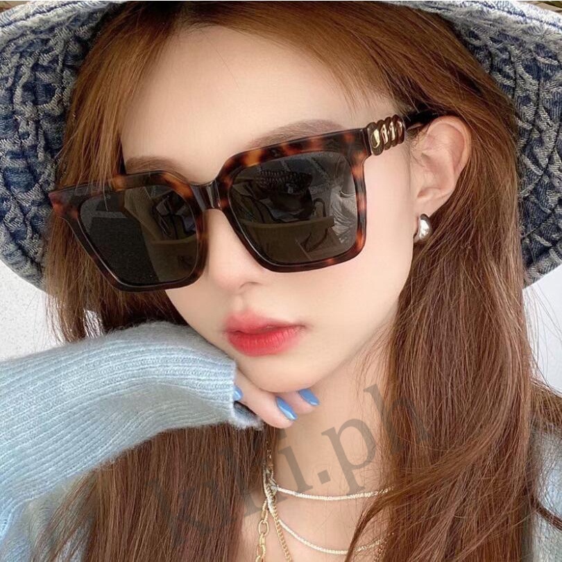 Kilii Kính Mát Gọng Vuông Phong Cách Vintage Thời Trang