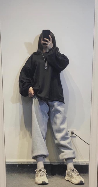 [Mã WASTHOT giảm 15K đơn bất kì] [FREESHIP 50K]Bộ nỉ thụng quần boom form thụng tay bồng Ulzang unisex | BigBuy360 - bigbuy360.vn