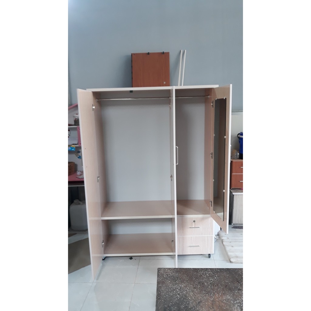 Tủ quần áo nhựa đài loan vân gỗ sồi Bảo hành 2 năm tận nơi ( HÀNG CAO CẤP ) | BigBuy360 - bigbuy360.vn