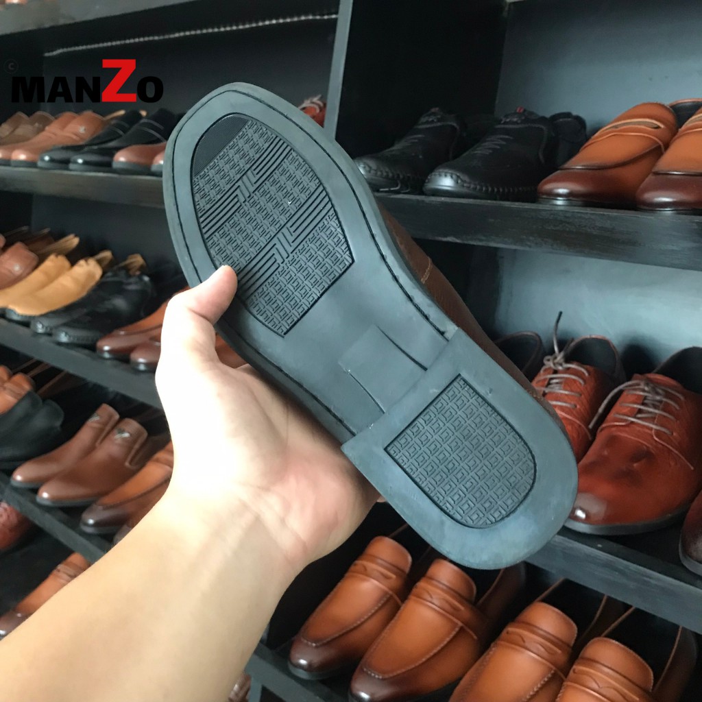 Giày da nam cao cấp dành cho tuổi trung niên - Dùng làm quà tặng cho bố - Bảo hành 12 tháng - TN 102