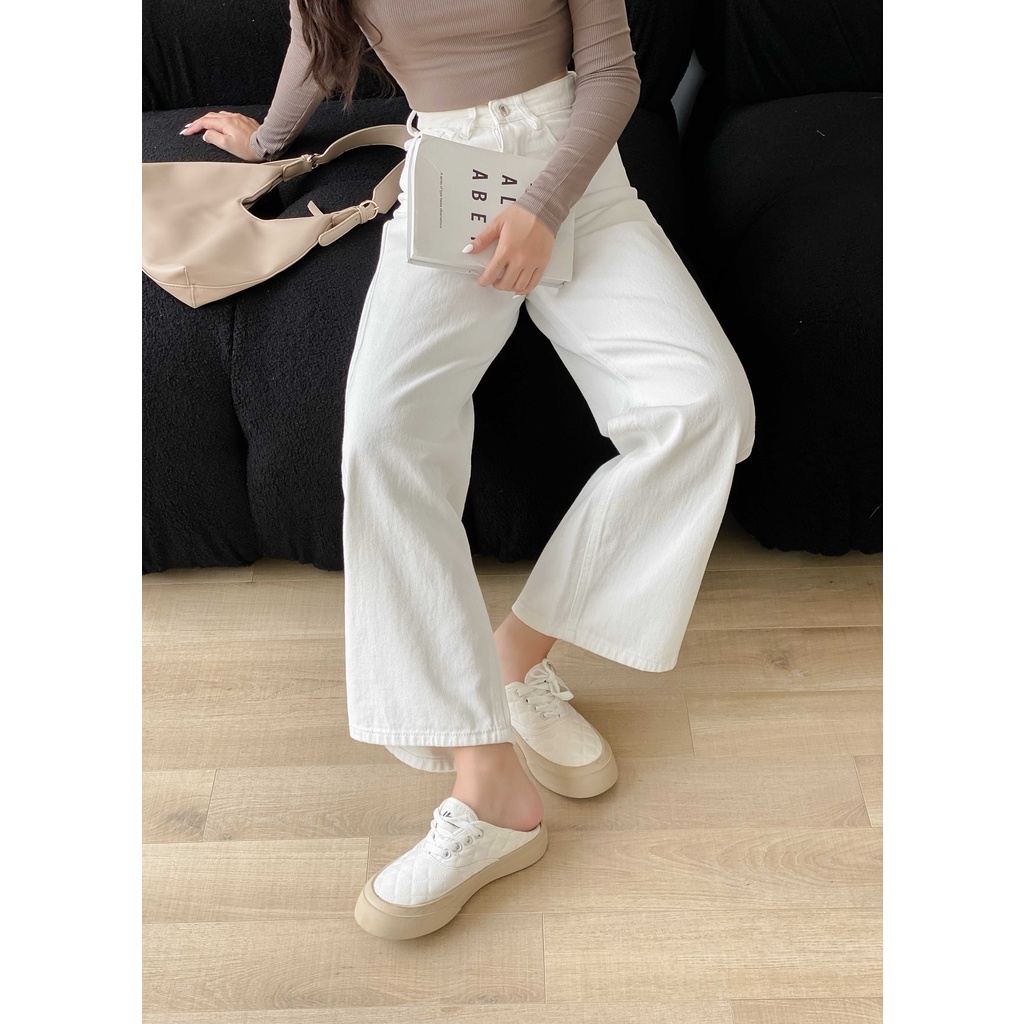 Quần Jeans suông one basic 6381