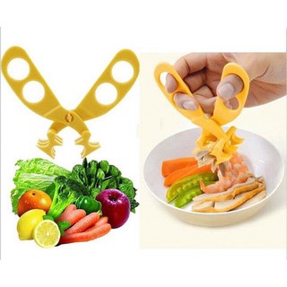 Kéo cắt, nghiền đồ ăn dặm cho bé