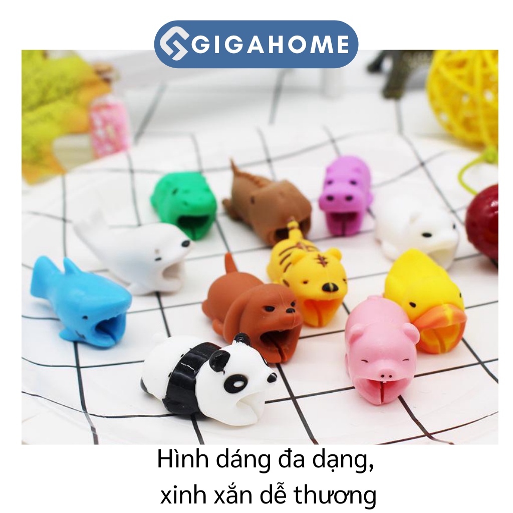 Nút bảo Vệ Đầu Cáp Sạc GIGAHOME Hình Thú Đáng Yêu 5948