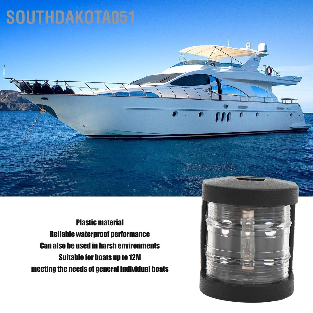 Southdakota051 Đèn định vị hàng hải Chất liệu nhựa không thấm nước cho du  thuyền