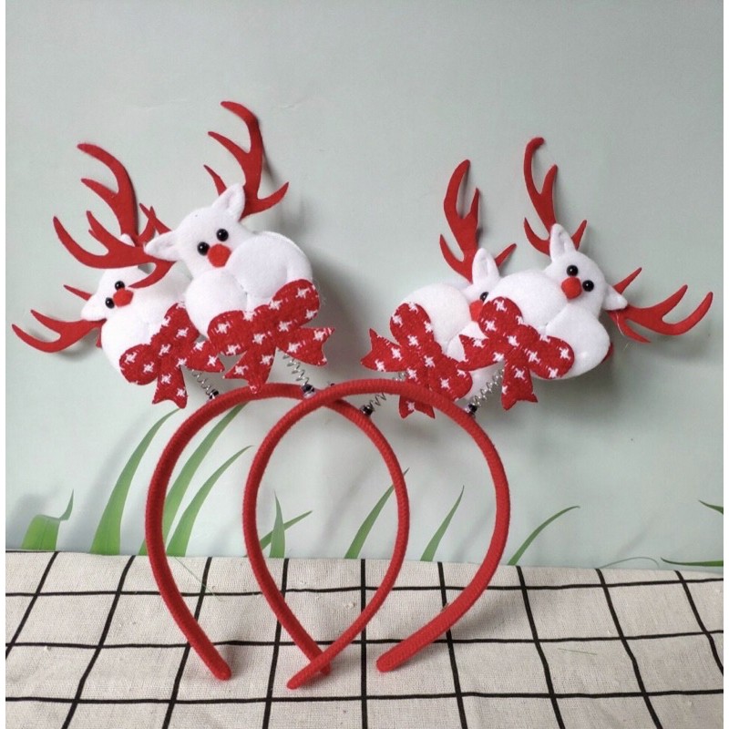Băng Đô Noel Cài Tóc Dễ Thương Cho Bé