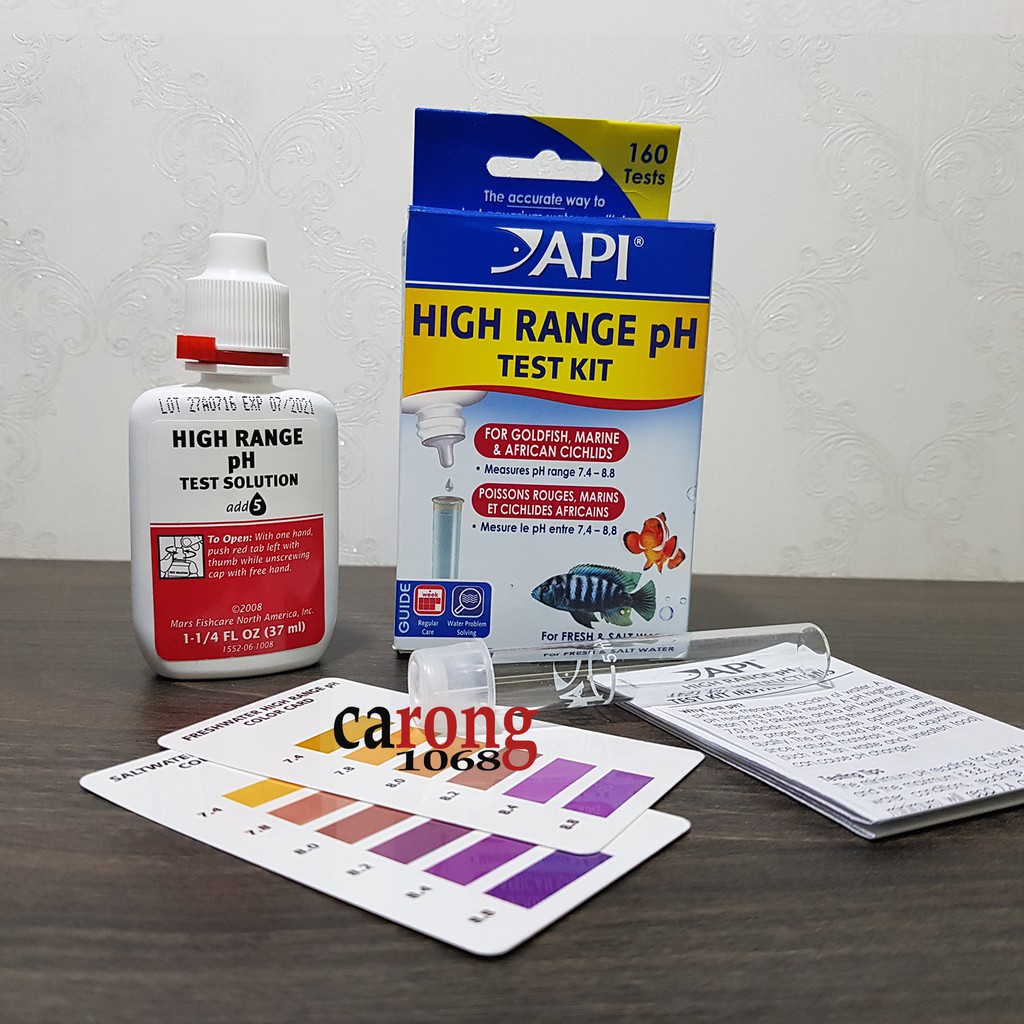 API High Range pH Test Kit Kiểm tra pH nước mặn biển