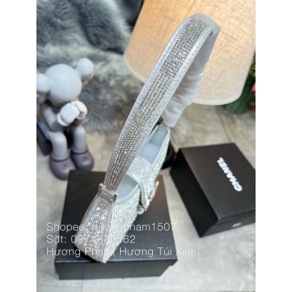 TÚI WANG KẸP NÁCH ĐÍNH ĐÁ SIZE 14 &amp; 21 FULLBOX