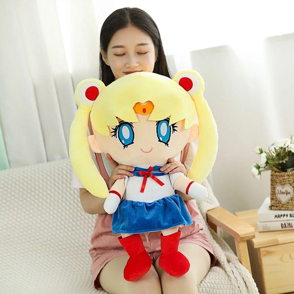 ANEMONE Sailor Moon Thú Nhồi Bông Hình Thủy Thủ Mặt Trăng Đáng Yêu 25 / 40 / 60CM