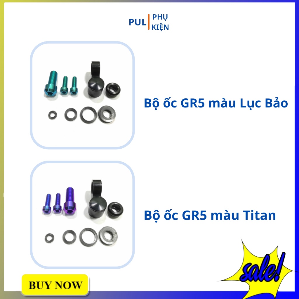 Gương xe máy thời trang mini Rizoma Elisse màu cán xoay 360 kèm ốc GR5 cao cấp cho xe Wave Airblade AB SH SH Mode...