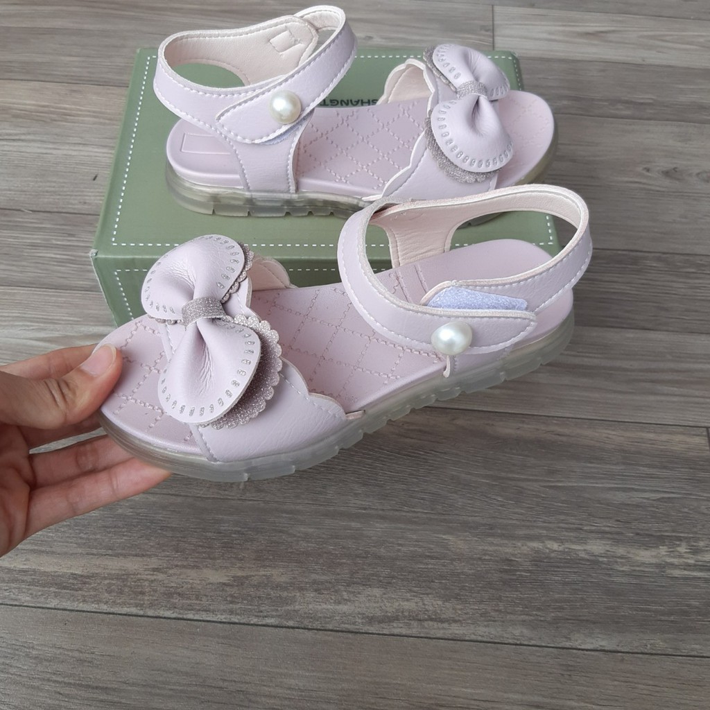 SIZE 26-30 sandal bé gái cao cấp đế su non mã 908 (ảnh ,video thật )