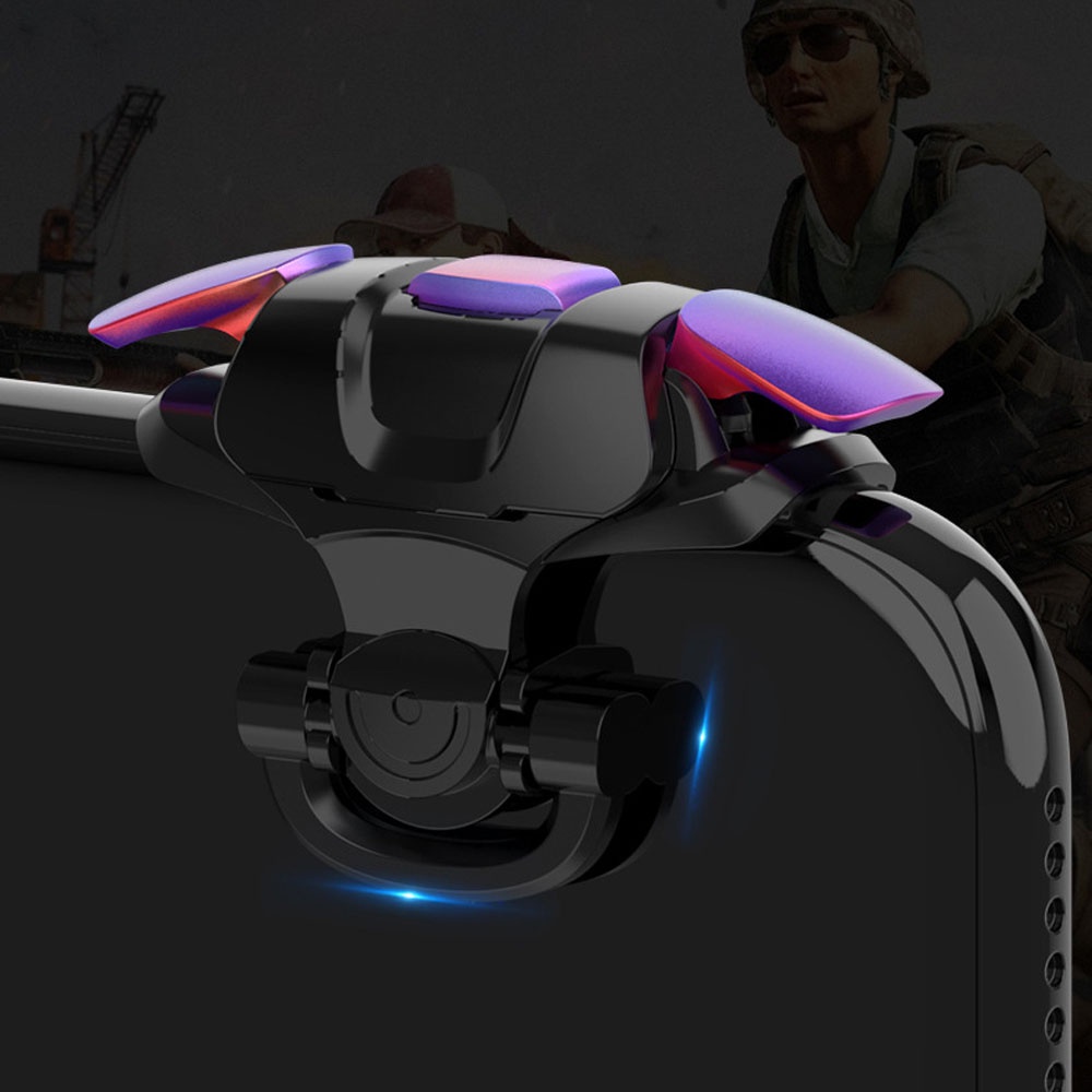 1 Cặp Nút Bấm Điều Khiển Chơi Game Pubg L1R1 Bền Bỉ Nhiều Màu Cho Điện Thoại