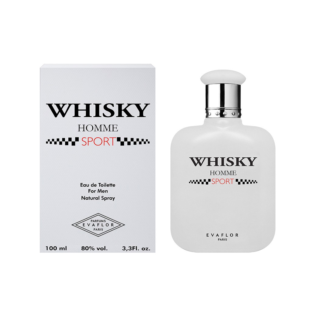 Nước hoa nam Evaflor Whisky Sport chính hãng Pháp hương thơm sang trọng thơm mát (50ml & 100ml) | Thế Giới Skin Care
