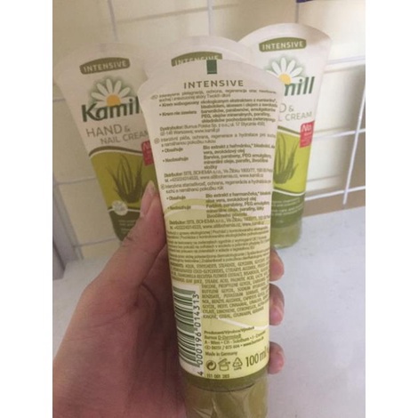 🇩🇪  Kem dưỡng da tay Kamill Hand & NagelCreme chiết xuất  hoa cúc + nha đam chai 100ML