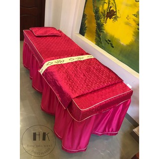 Drap(Ga) giường spa Lụa chần Bông siêu đẹp