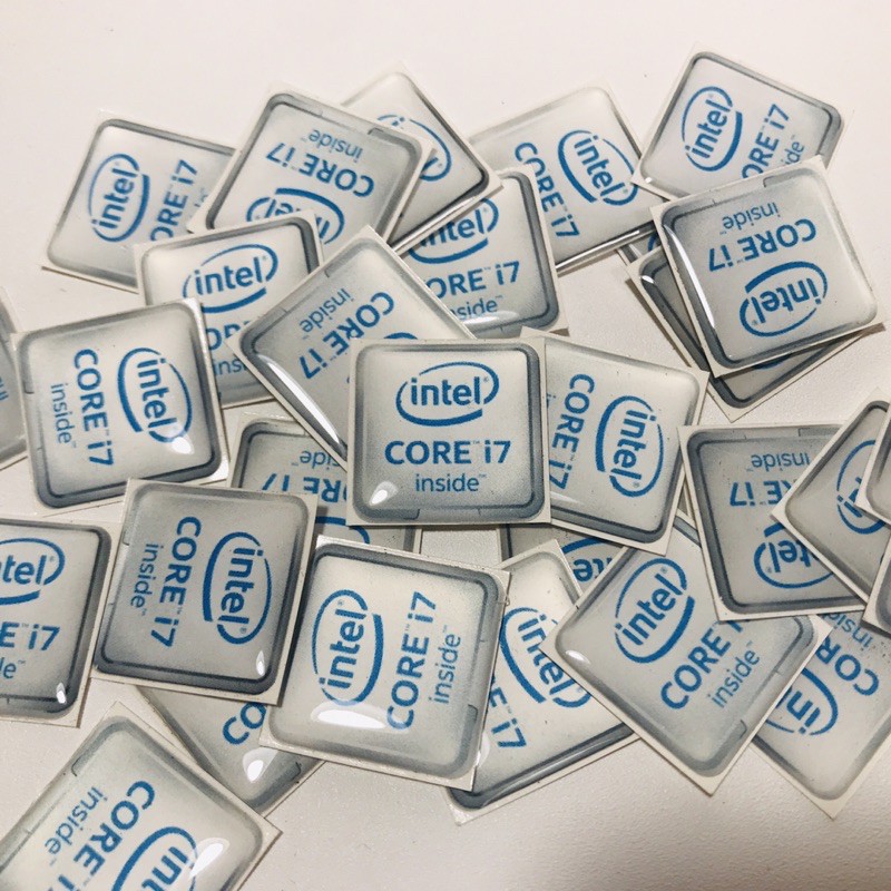 Intel Core I7 Sticker Dán Laptop Pc