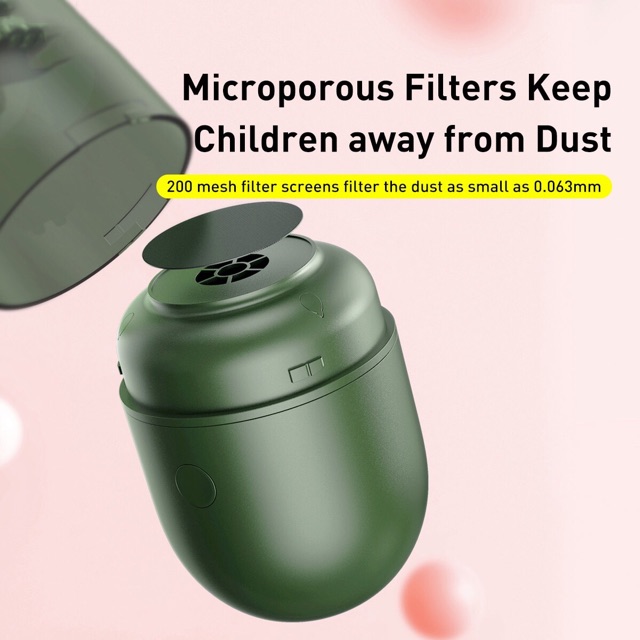 Máy Hút Bụi Baseus C2 Mini Không Dây Cầm Tay Để Bàn Tiện Dụng | BigBuy360 - bigbuy360.vn