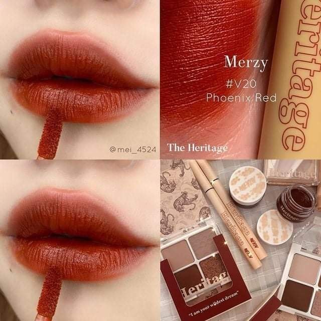 Son Kem Lì Merzy The Heritage Velvet Tint - Vamima Cosmetic
