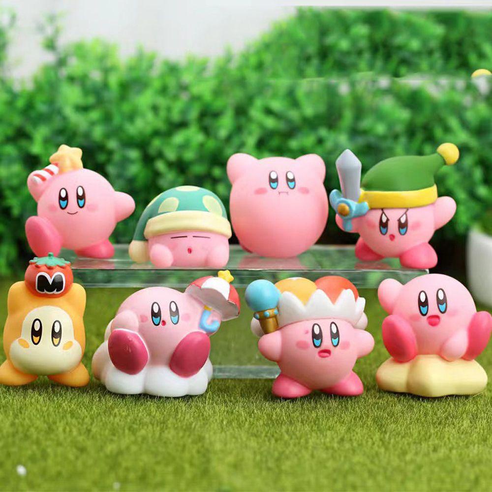 Mô Hình Búp Bê Kirby Hoạt Hình Kawaii Bằng PVC Trang Trí Bàn Làm Việc
