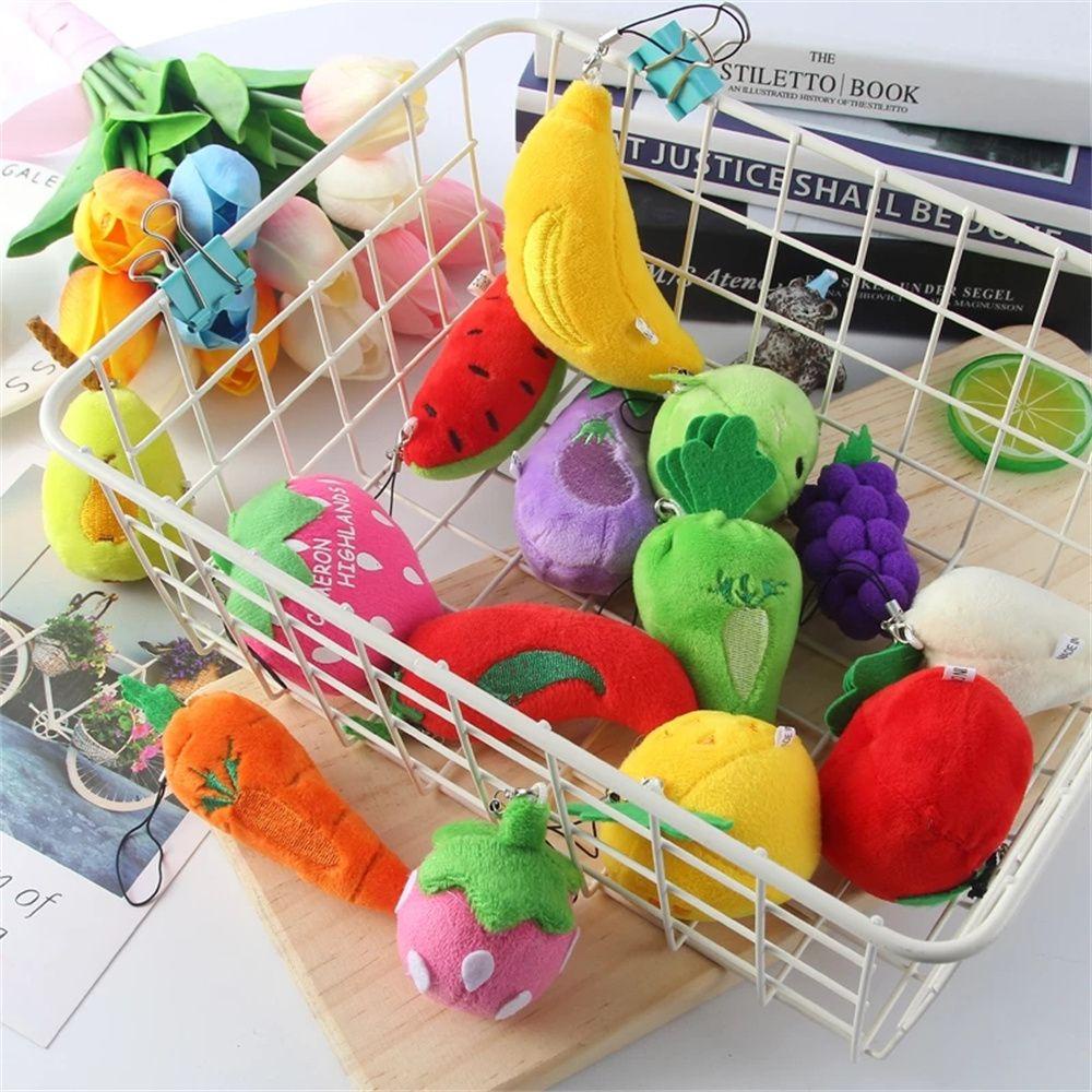 Đồ chơi nhồi bông Hình Trái Cây Dễ Thương Kích Thước 6cm