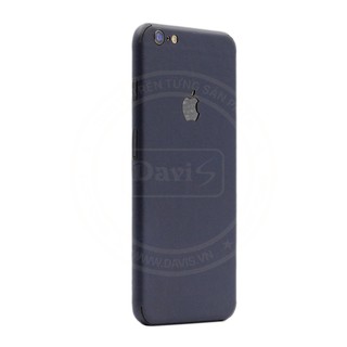 Miếng dán da dán full viền cho iphone 6/6s Plus, làm từ da thật cao cấp - Davis