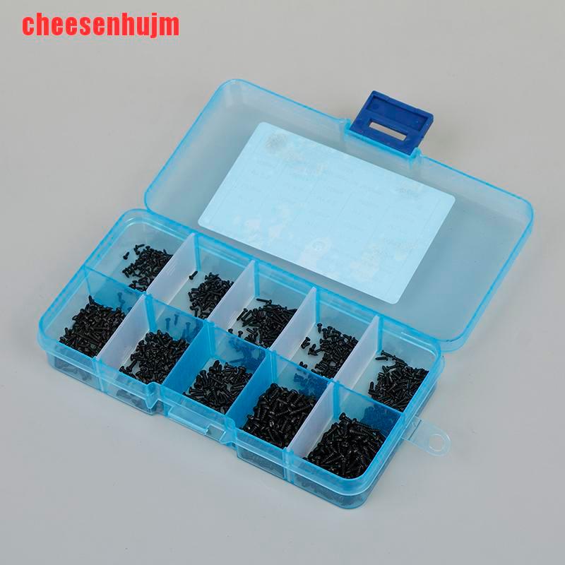 Set 1000 Vít Đầu Tròn micro M1 M1.2 M1.4 M1.7