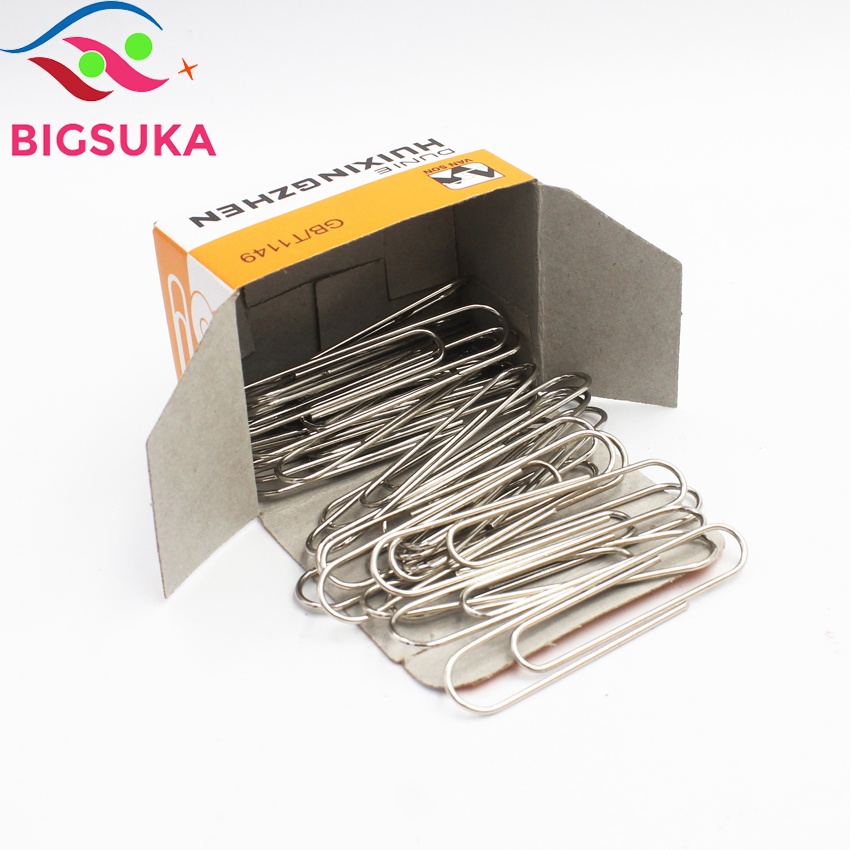 Ghim kẹp giấy C62/C32/C82 kim loại 100 kim- ghim tài liêu tam giác BIGSUKA