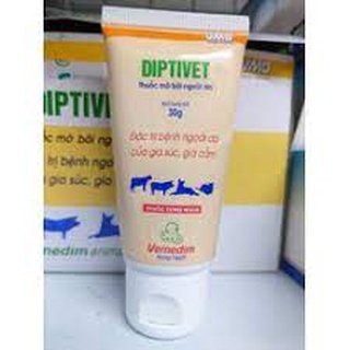 DIPTIVET thuốc mỡ bôi đặc trị bệnh ngoài da chó mèo