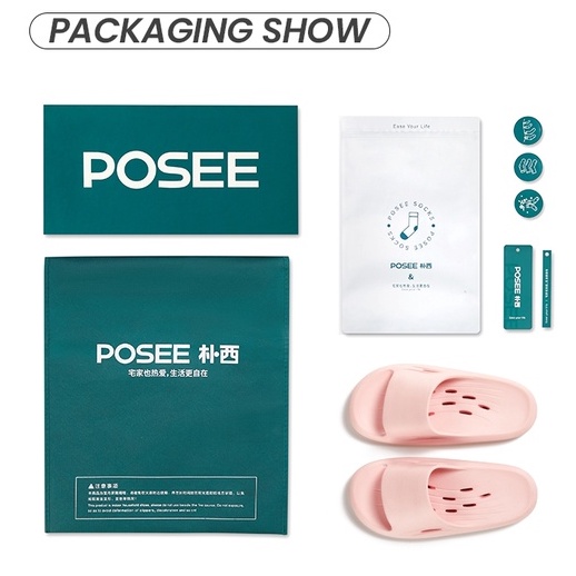 Dép phòng tắm POSEE PS29 EVA chống trượt thiết kế khoét lỗ thoáng khí thời trang mùa hè unisex