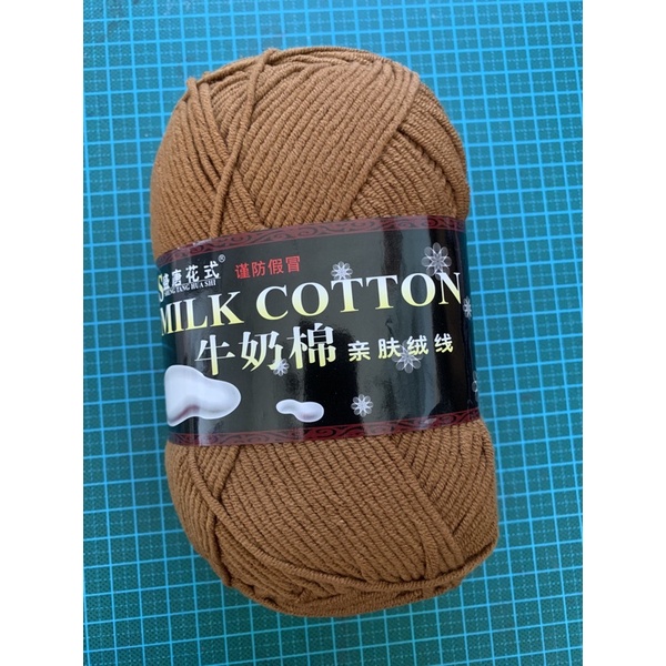 Len cotton milk 125g ( mã màu 40- 60)