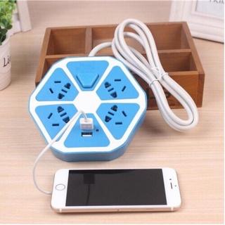 Ổ Cắm Điện Hình Trái Cam 2 Cổng USB