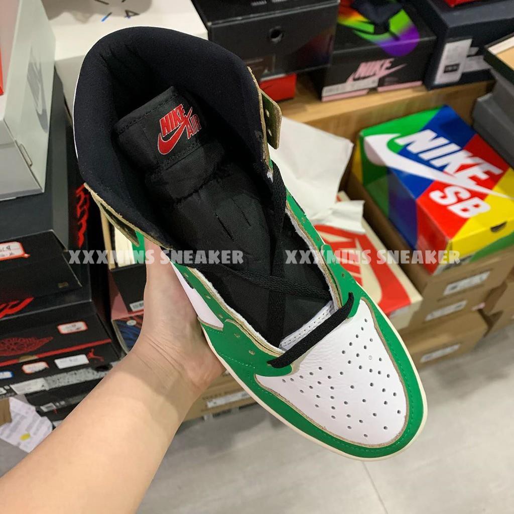 Giày Air Jordan 1 Retro High "Lucky Green" (Best Quality)